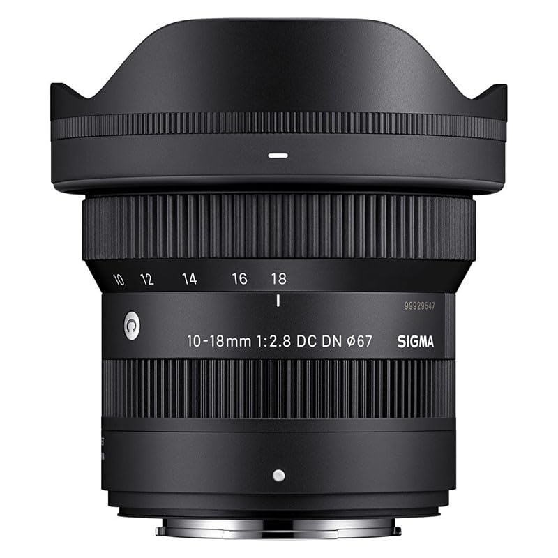 Sigma 10-18mm f/2.8 DC DN Contemporary Lens for Canon-RF Sigma 10-18mm f/2.8 DC DN Contemporary Lens for Canon-RF